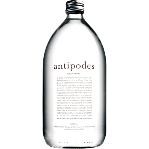 Antipodes Sparkling Water 1000ml (Wine Fridge)